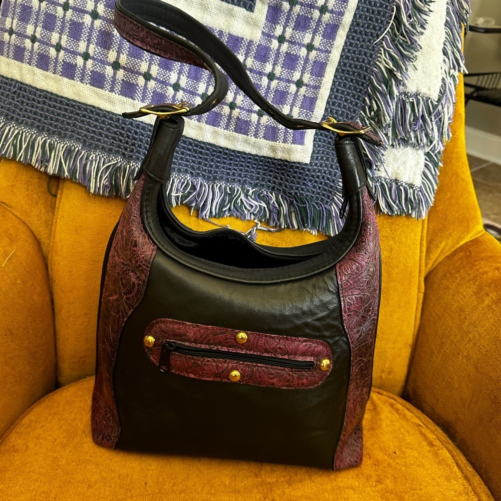 Handmade one of a kind leather bag